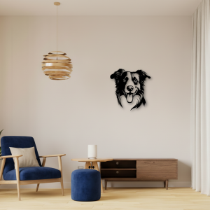 Cuadro Decorativo Personalizado: Silueta a un color de tu mascota (Arte de Pared a Medida)