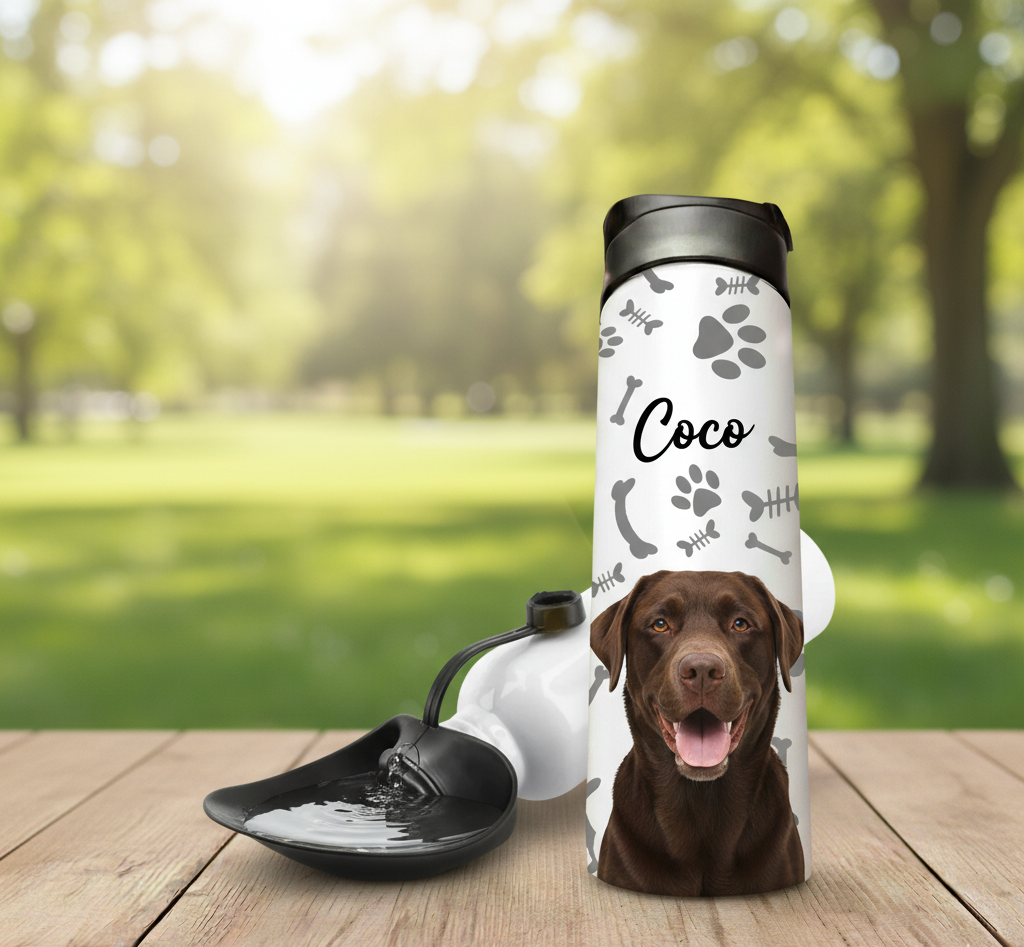 Botella Bebedero Personalizada: Hidratación con Estilo para tu Mascota