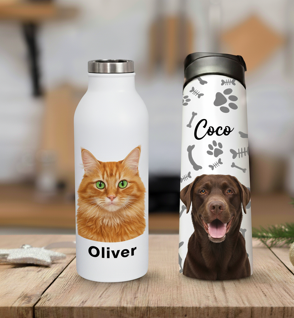 Botella Bebedero Personalizada: Hidratación con Estilo para tu Mascota - Imagen 2