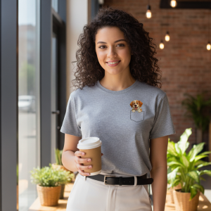 Camiseta "Mi Mascota en el Bolsillo": Estilo Personalizado