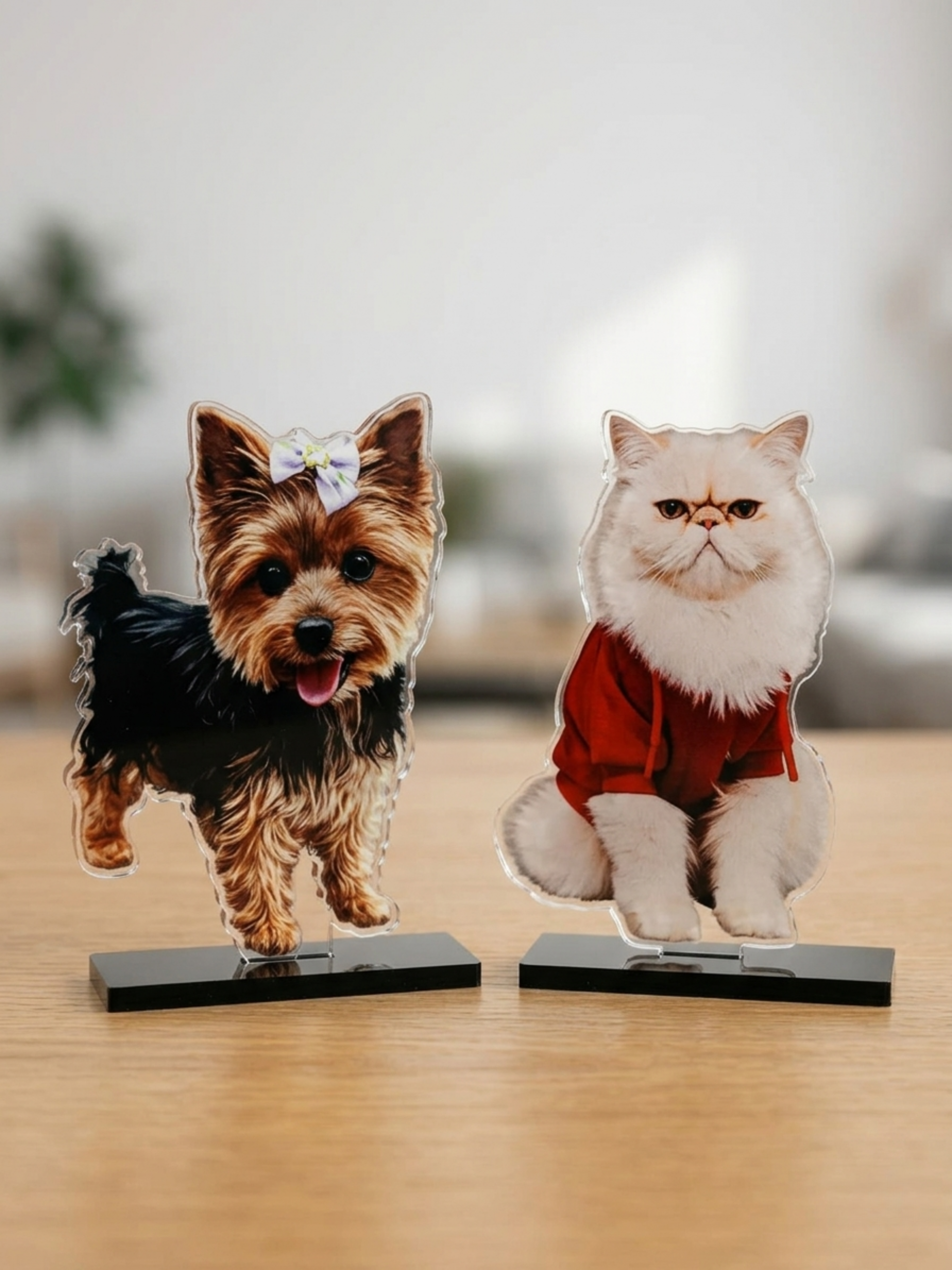 Figura personalizada de tu mascota en metacrilato 2D | Figura hecha a mano - Imagen 3
