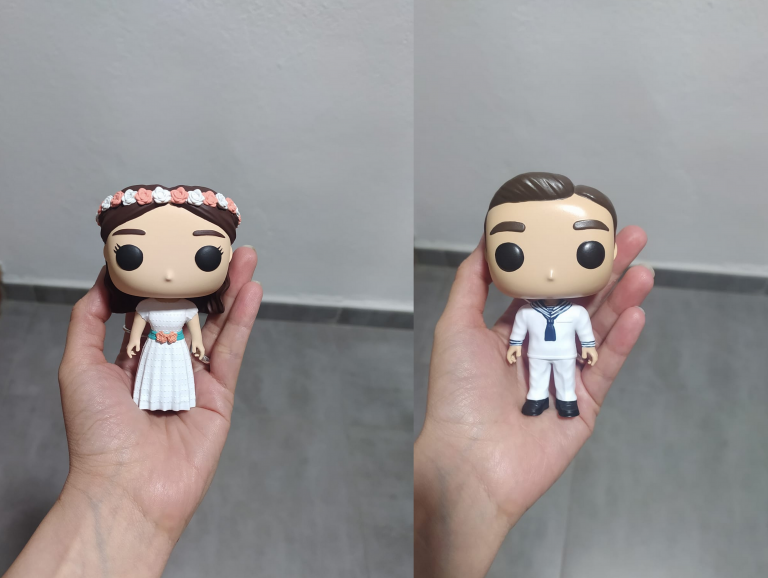 funkos comunion - funkos personalizados - funkos infantiles - figura tarta comunion