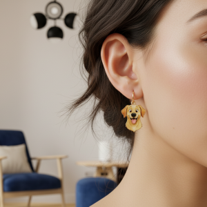 Pendientes "Mi Fiel Compañero": Joyería Personalizada con tu Mascota