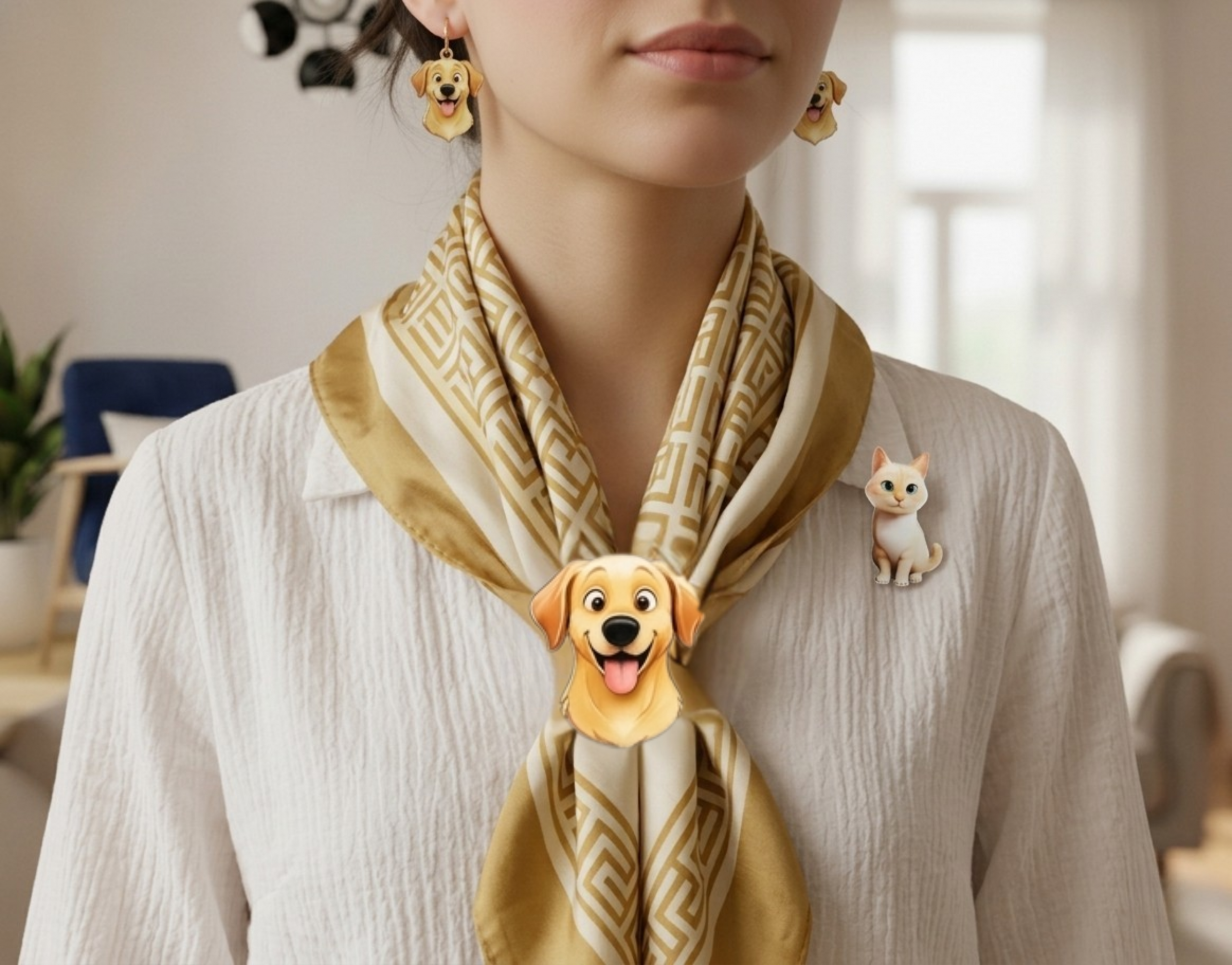 Sujetapañuelos "El Compañero Ideal": Accesorio Personalizado